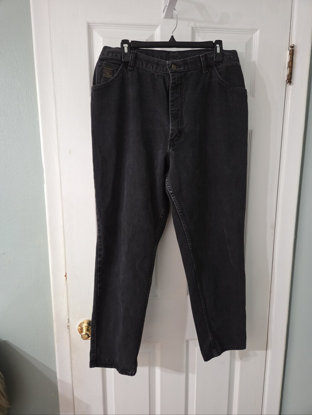 Wrangler Denim Women's Black Jeans.  34x28